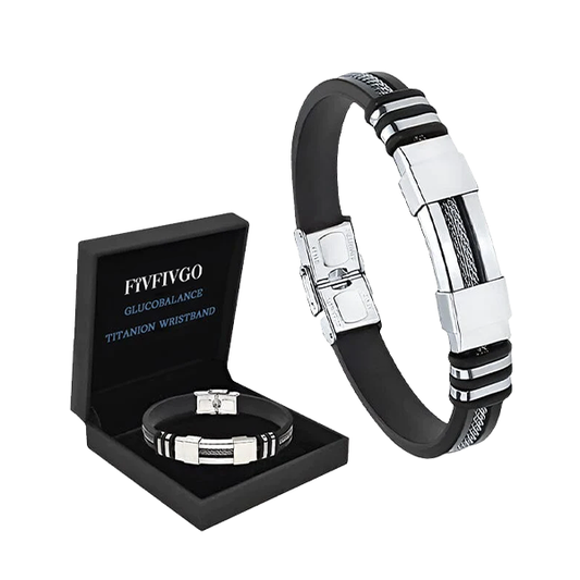 Fivfivgo™ GlucoBalance TitanIon Wristband