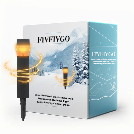 Fivfivgo™ Lumière de dégivrage à résonance électromagnétique alimentée par le soleil (consommation d'énergie nulle).