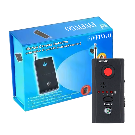 Fivfivgo™-Detektor für versteckte Kameras (mit integrierter HF- und GPS-Tracking-Erkennung)