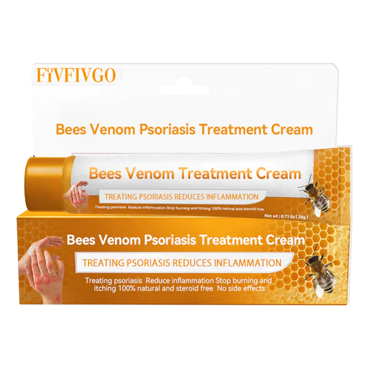 Fivfivgo™ Crème anti-psoriasis thérapeutique au venin d'abeille