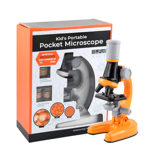 Tragbares Taschenmikroskop für Kinder