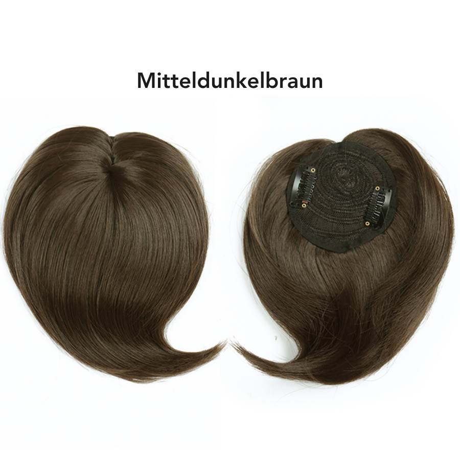 Natürlicher Clip-In Haare Topper