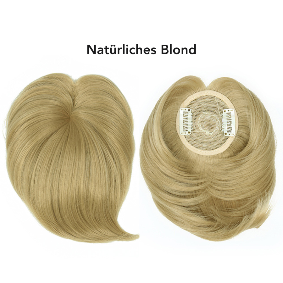 Natürlicher Clip-In Haare Topper