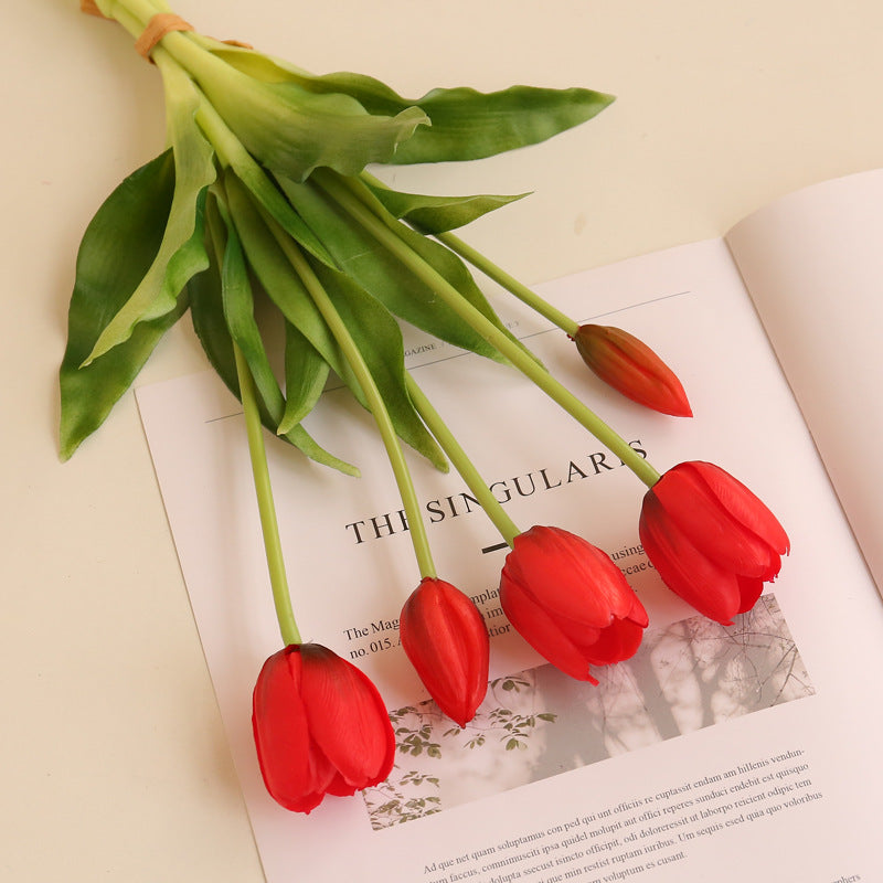 Faux Tulip Bouquet