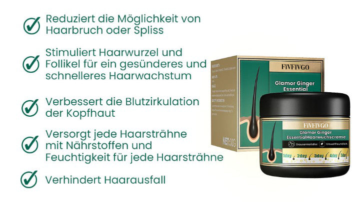 Fivfivgo™ Glamor Ginger EssentialHaarwuchscreme
