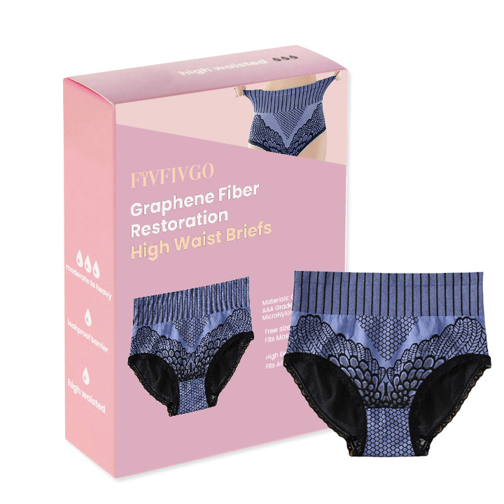 Fivfivgo™ Graphene Fiber Restoration High Waist Briefs