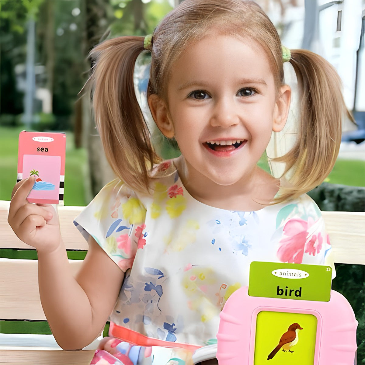 Lyseemin™ Phonetik Lernkartei Maschine für Kleinkinder, Lernspielzeug