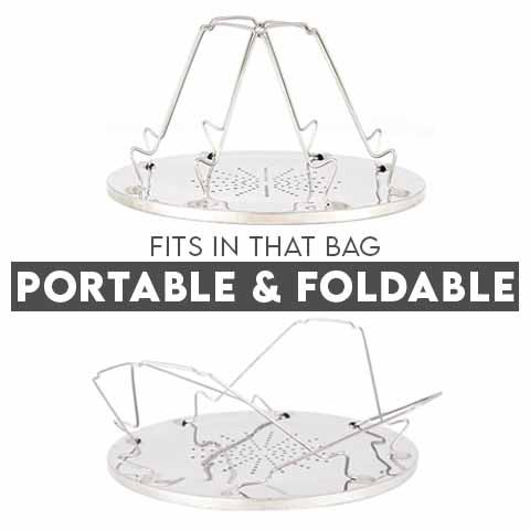 Foldable Campstove Toaster