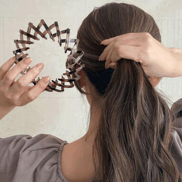 Ponytail Nest Clip Morning Shades 