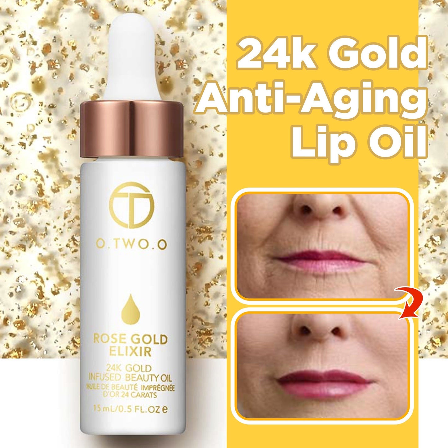 24k Gold Anti-Aging Lip Oil