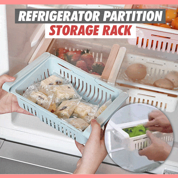 Refrigerator Partition Storage Rack