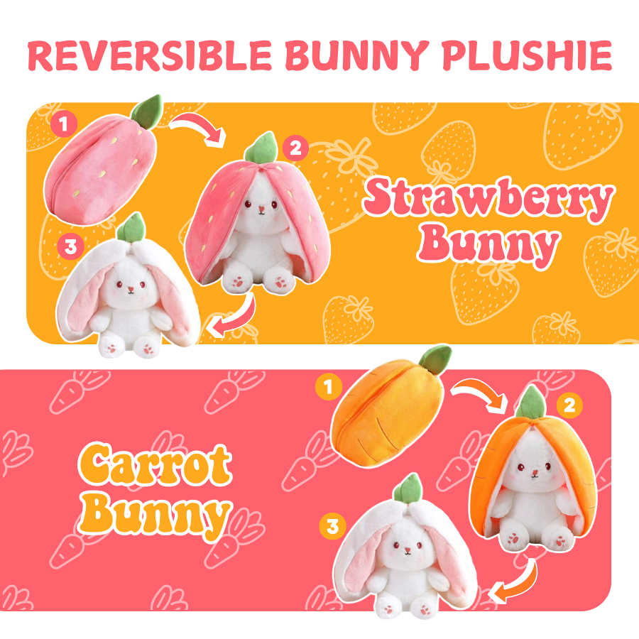 Reversible Bunny Plushie