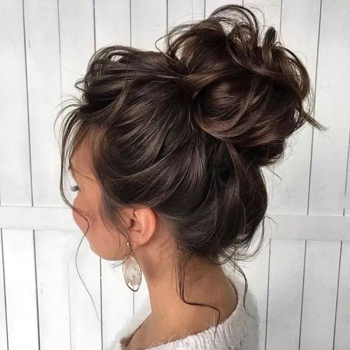Realistic Messy Hair Bun Hair Accessories Every Day And Night 
