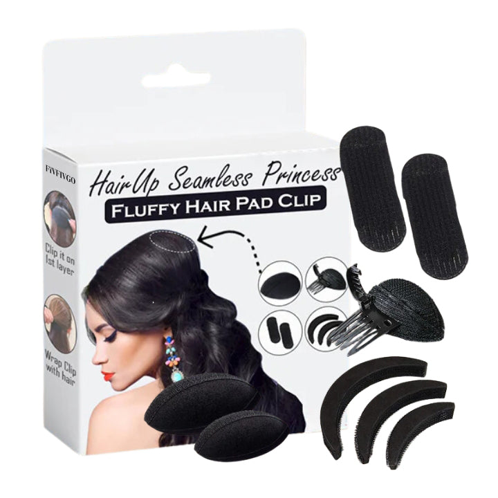 Fivfivgo™ HairUp Barrette à cheveux sans couture Princesse Fluffy
