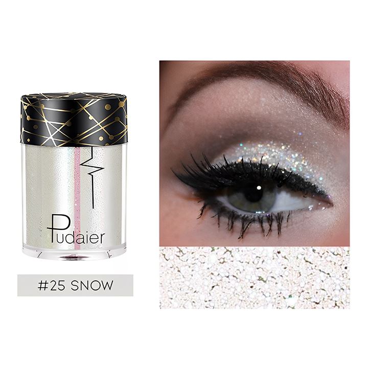 Single Shade High Shine Glitter Make-up Every Day And Night #25 Snow 