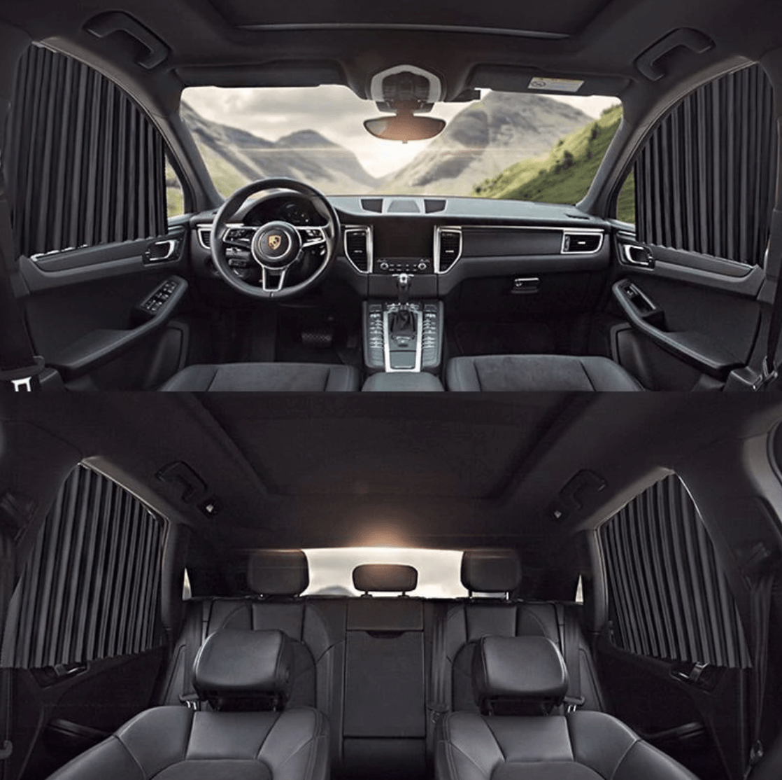 Magnetic Car Sunshade Curtains