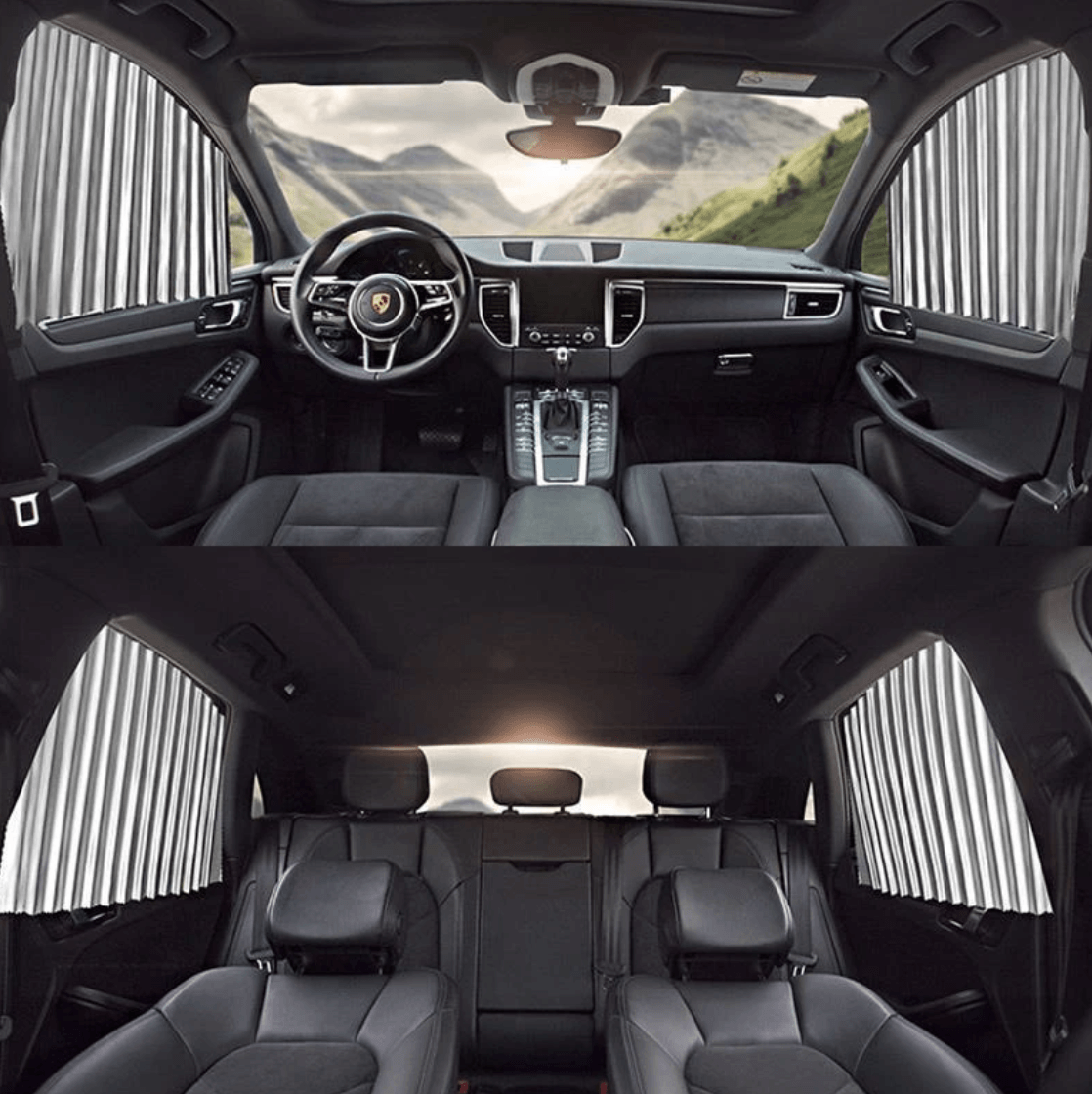 Magnetic Car Sunshade Curtains