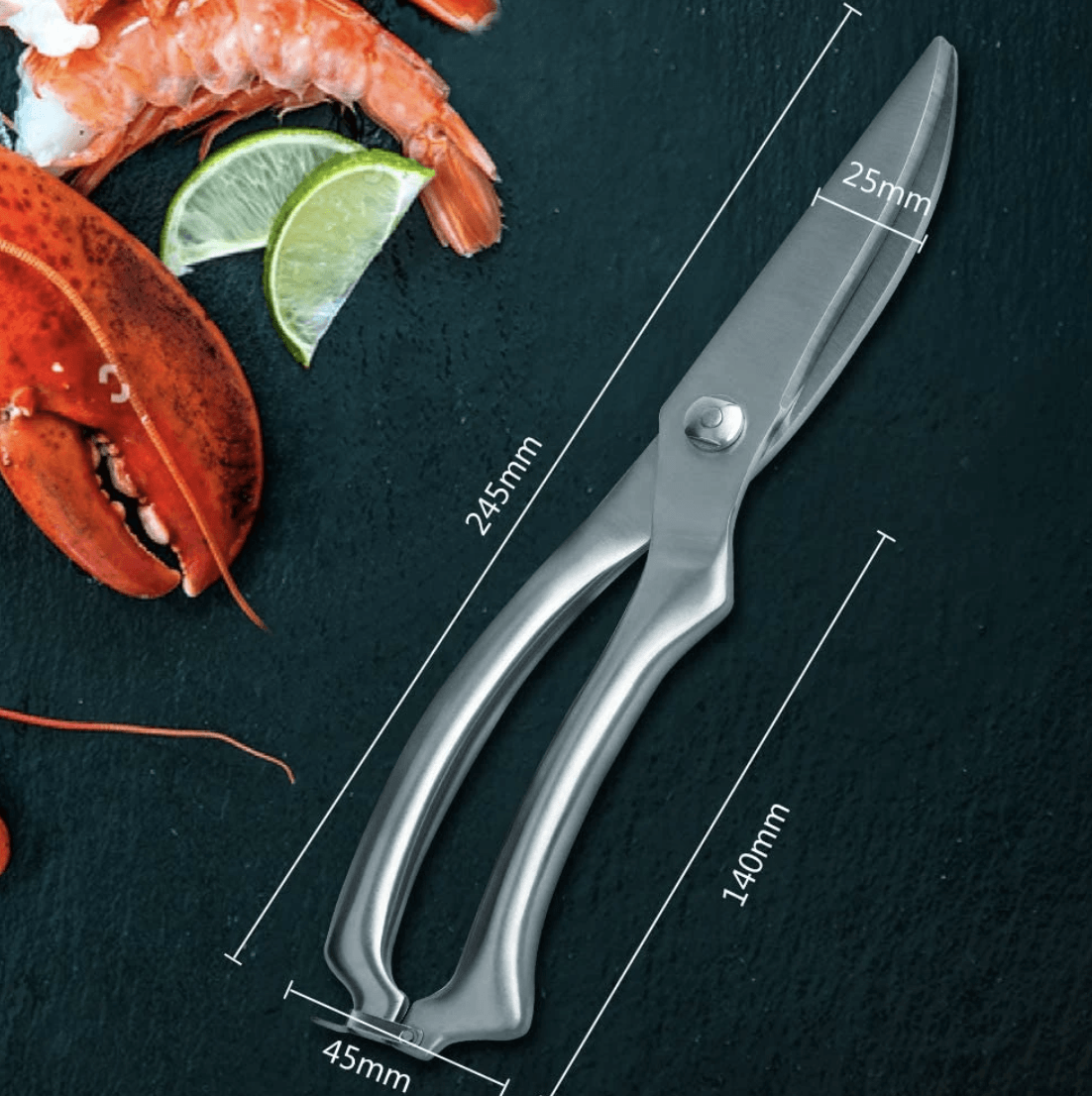 All in One Stainless Kitchen Scissors