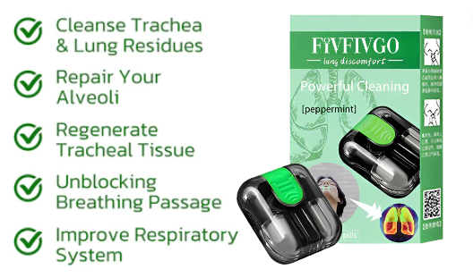 Fivfivgo™ Inhalateur nasal Instrument de nettoyage pulmonaire ultime