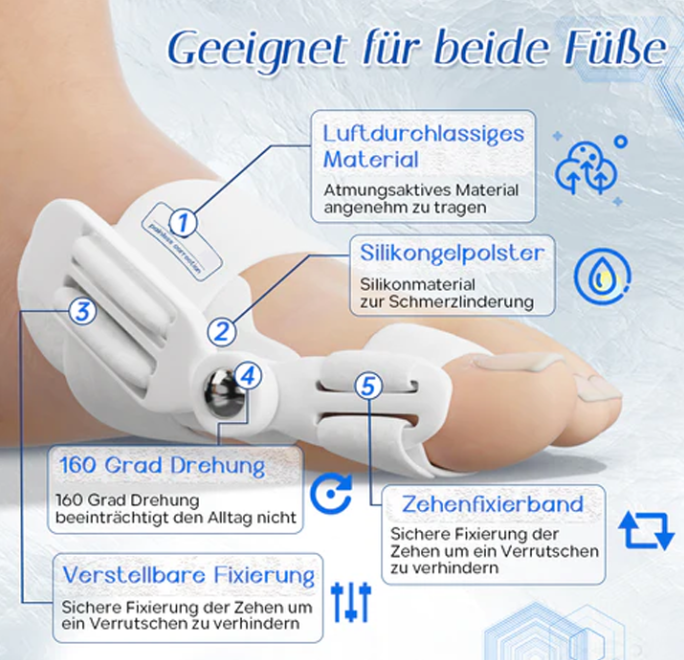 Fivfivgo™ Hallux-Valgus-Korrekturhilfe
