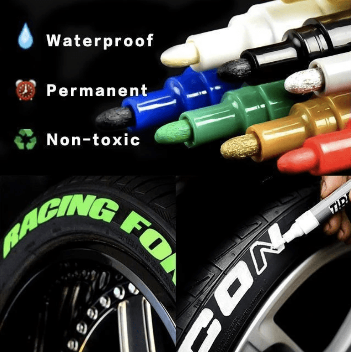 Permanent Tire Paint Pen