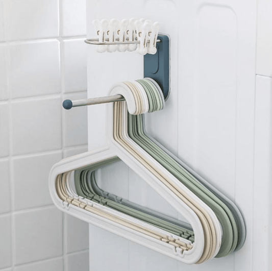 Wall Mounted Clothes Hanger Organizer