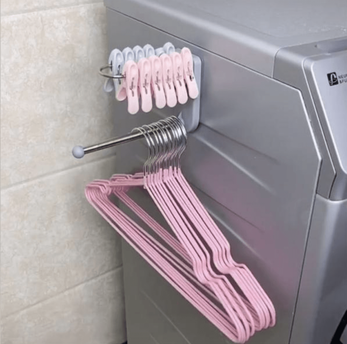 Wall Mounted Clothes Hanger Organizer