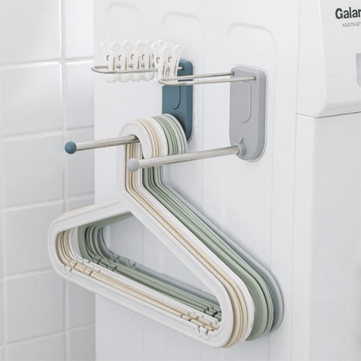 Wall Mounted Clothes Hanger Organizer