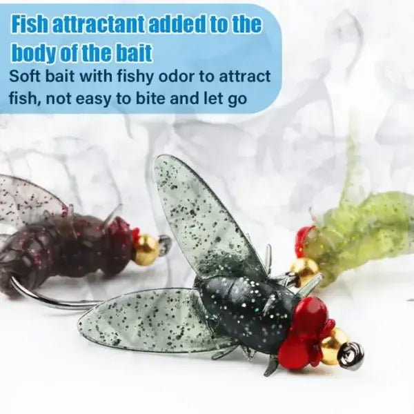 🐟Simulation Fly Fishing Lure Hook🎣
