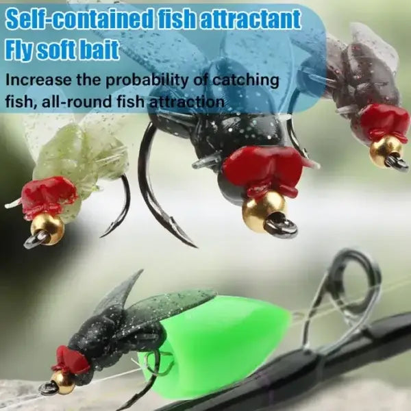 🐟Simulation Fly Fishing Lure Hook🎣