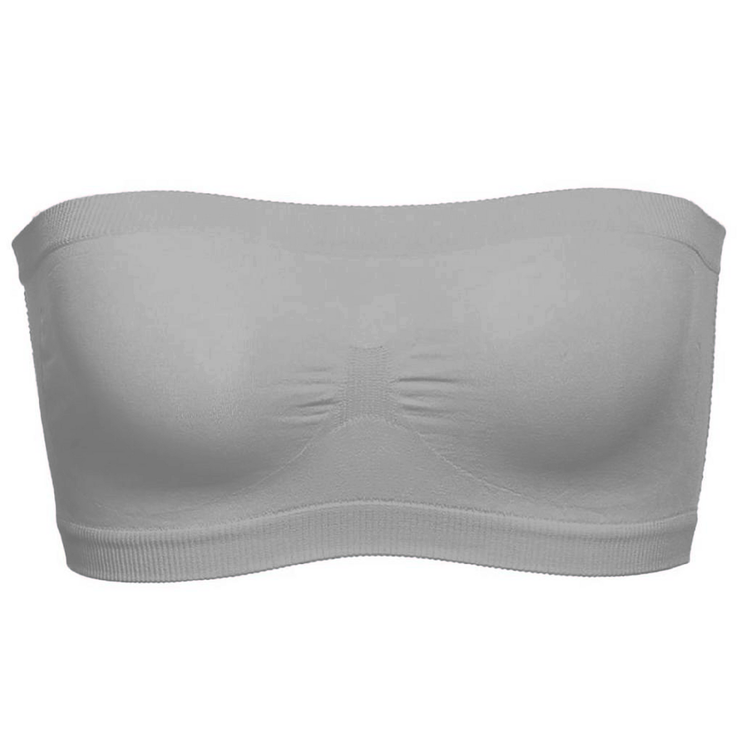 Seamfree Full Supportive Rib Bandeau Strapless Bra