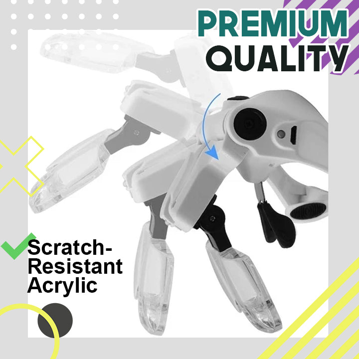 LED Magnifier Working Glass