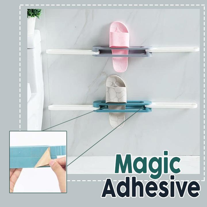 Wall Mounted Folding Slippers Rack