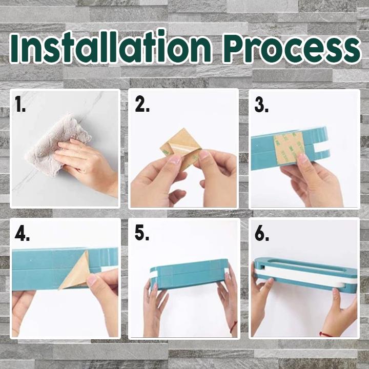 Wall Mounted Folding Slippers Rack