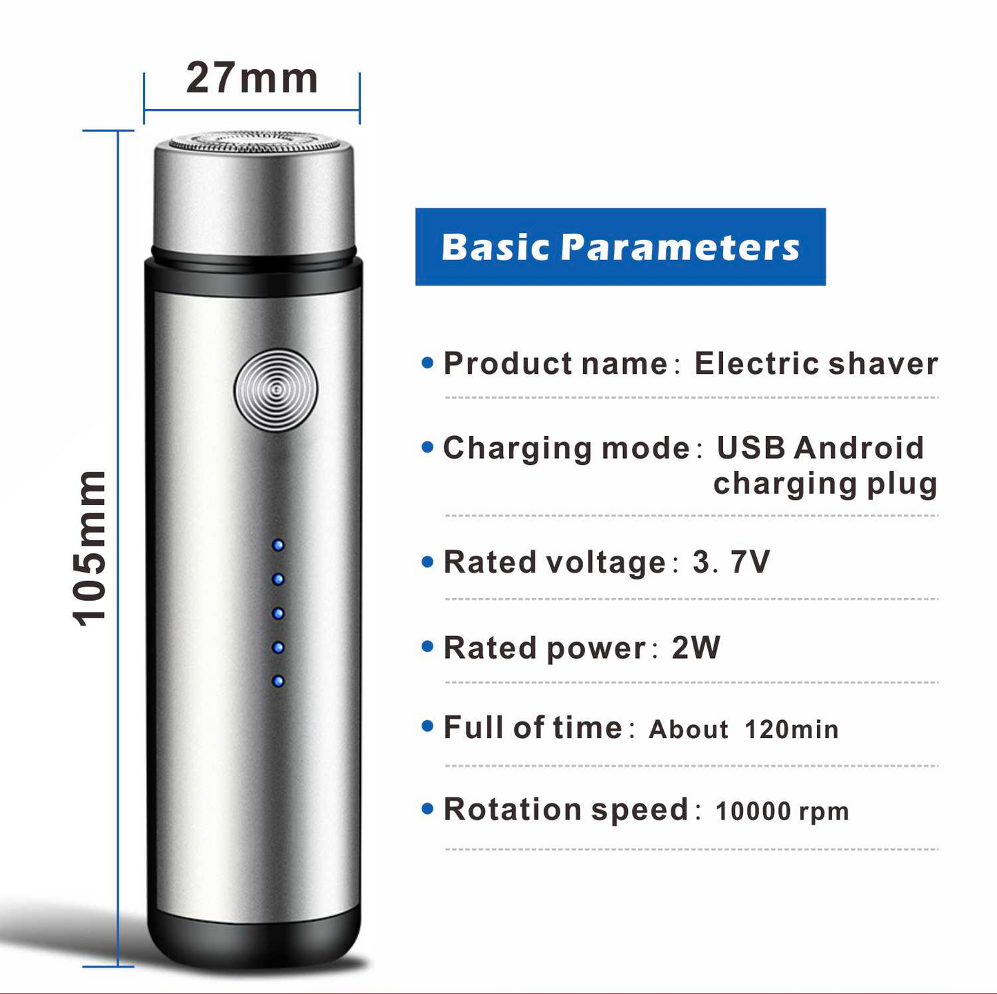 Mini Portable Electric Shaver