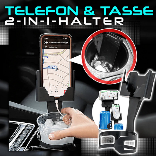Telefon- und Becherhalterung