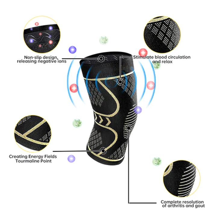 Fivfivgo™ Ice Slik Tourmaline Shaping Knee Sleeve
