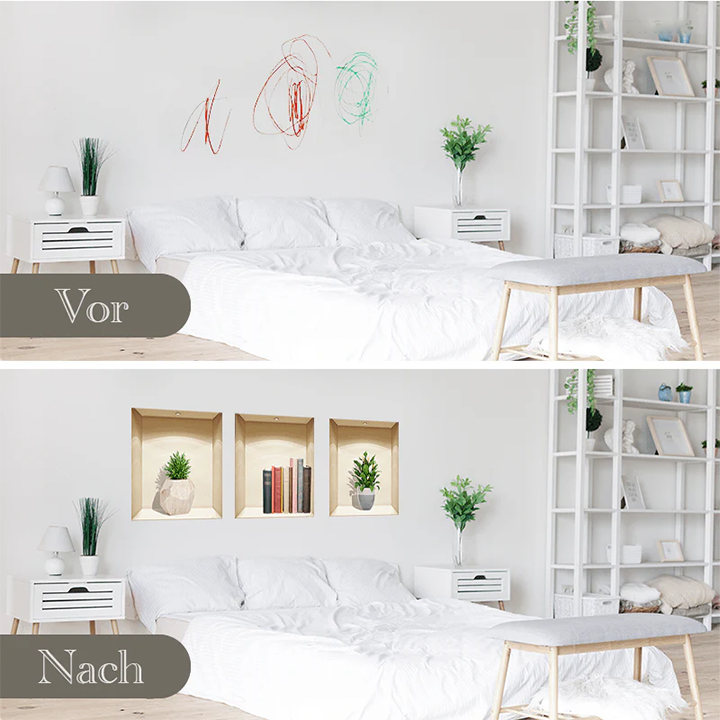 Selbstklebende 3D-Pflanzen-Wandaufkleber