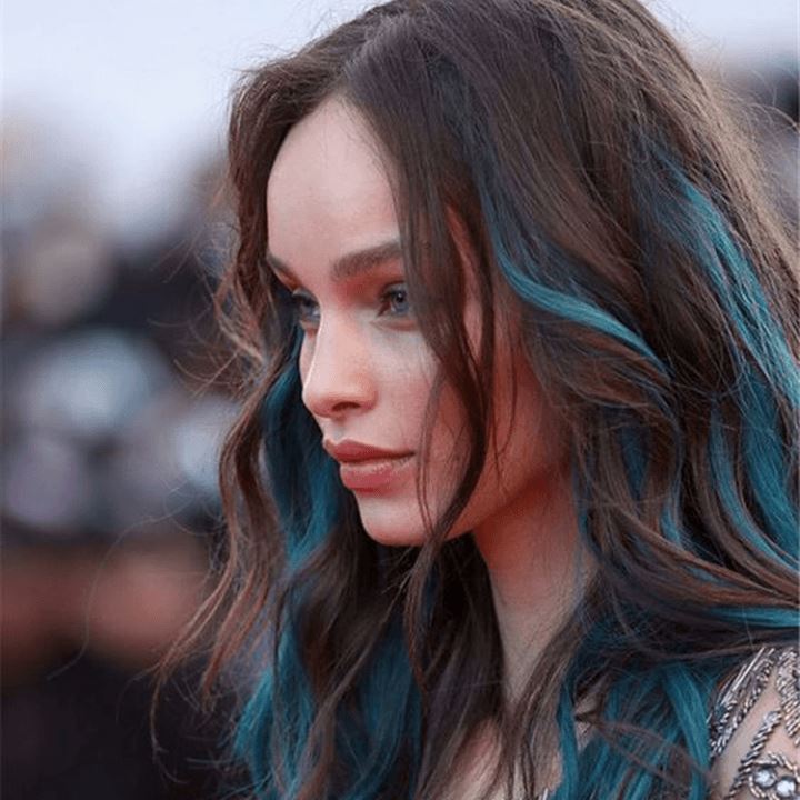 Highlight-Coloured Hair Piece Morning Shades 
