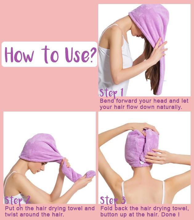 Magic Instant Dry Hair Towel
