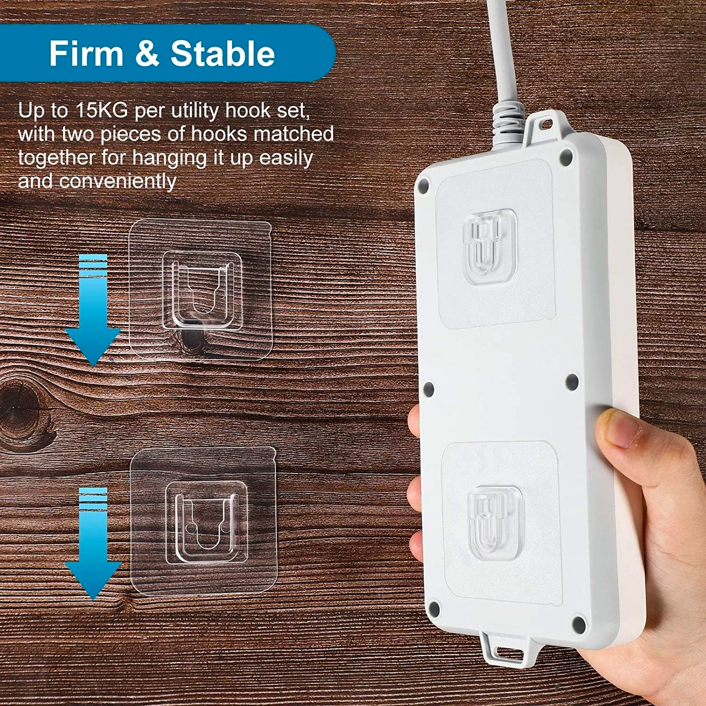 Transparent Double-sided Adhesive Wall Hooks