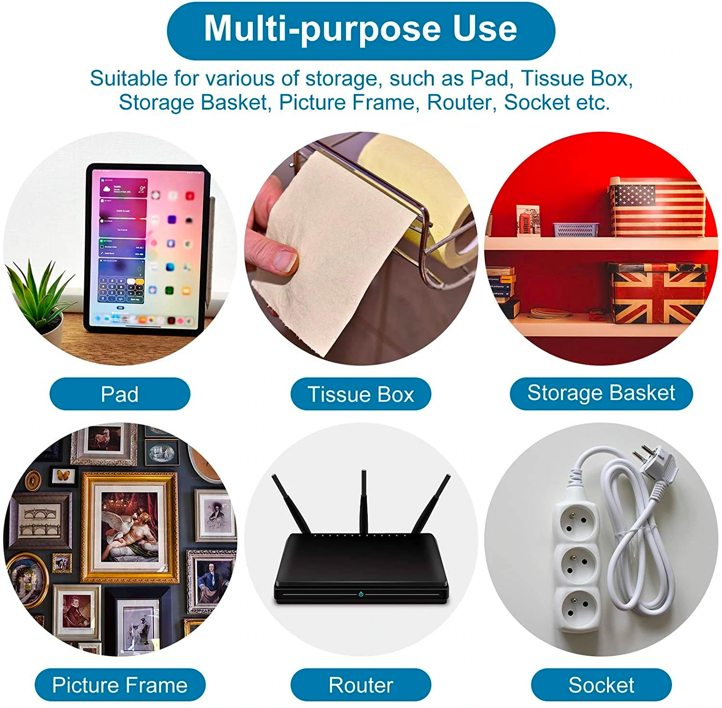 Transparent Double-sided Adhesive Wall Hooks