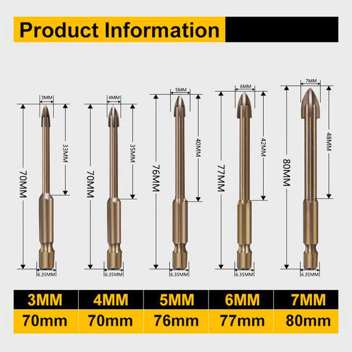 Efficient Universal Drilling Tool (3-7MM)