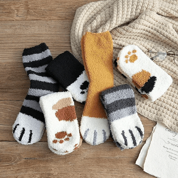 Cute Cat Claw Socks (3pairs)