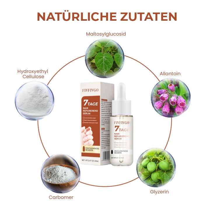 Fivfivgo™ 7 Tage Maximale Stärke Nagel-Reparatur-Serum