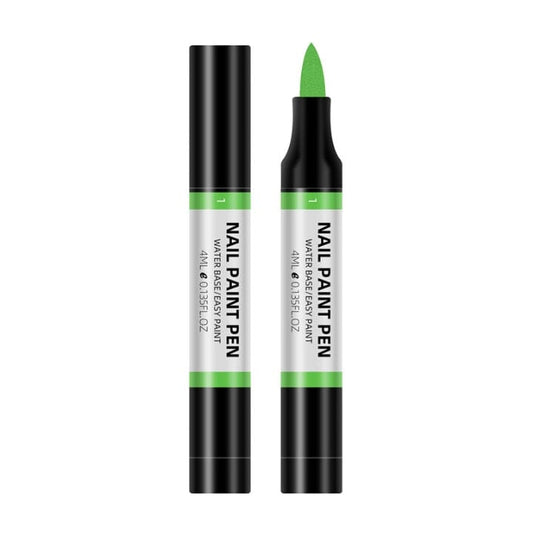 Easy Nail Polish Paint On Pen Nail Every Day And Night #01 Green 