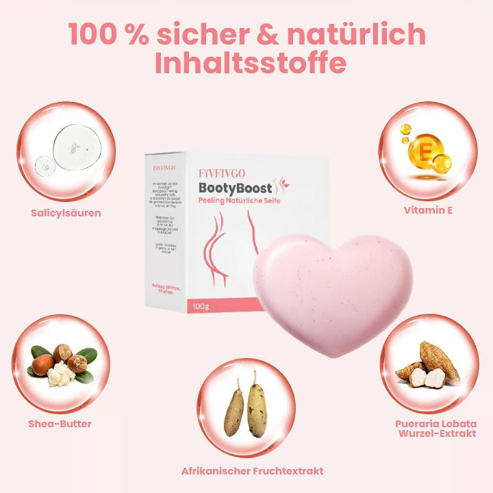 Fivfivgo™ BootyBoost AntiAkne Peeling Natürliche Seife