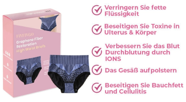 Fivfivgo™ Graphene Fiber Restoration High Waist Briefs