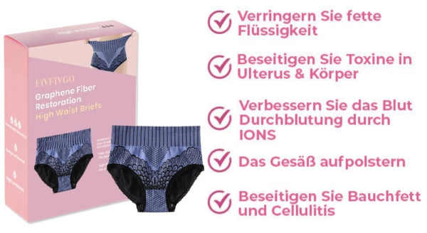 Fivfivgo™ Graphene Fiber Restoration High Waist Briefs