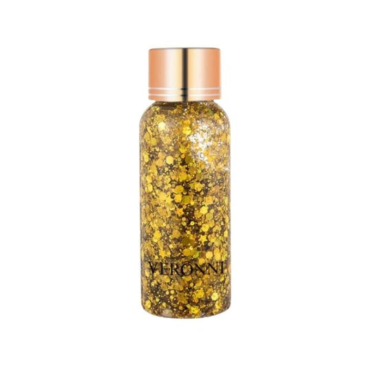 High Shine Body & Hair Large Glitter Gel Make-up Every Day And Night 01# Gold 1 pc 